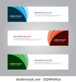 Abstract Modern Banner Background Design Vector Template