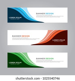 Abstract Modern Banner Background Design Vector Template