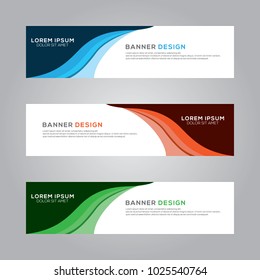 Abstract Modern Banner Background Design Vector Template