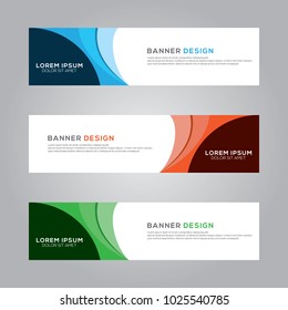 Abstract Modern Banner Background Design Vector Template