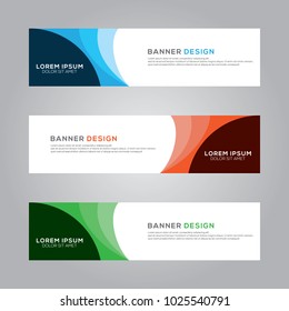 Abstract Modern Banner Background Design Vector Template