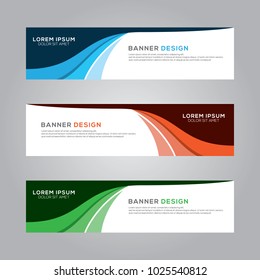 Abstract Modern Banner Background Design Vector Template