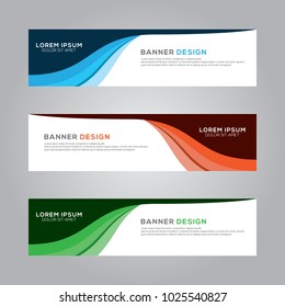 Abstract Modern Banner Background Design Vector Template