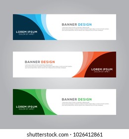 Abstract Modern Banner Background Design Vector Template