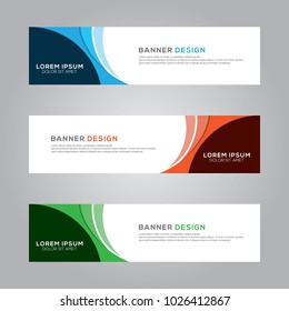 Abstract Modern Banner Background Design Vector Template