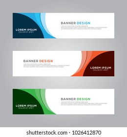 Abstract Modern Banner Background Design Vector Template