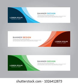 Abstract Modern Banner Background Design Vector Template