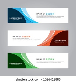 Abstract Modern Banner Background Design Vector Template