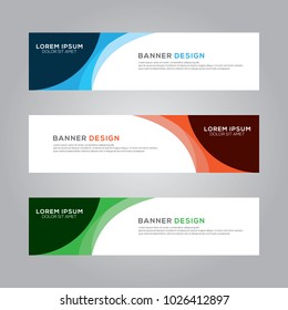 Abstract Modern Banner Background Design Vector Template