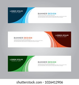 Abstract Modern Banner Background Design Vector Template