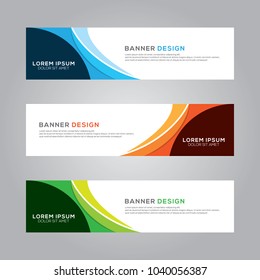 Abstract Modern Banner Background Design Vector Template
