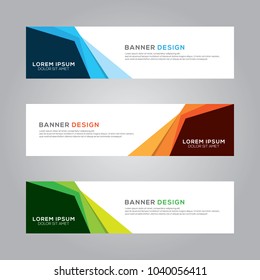 Abstract Modern Banner Background Design Vector Template