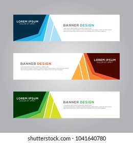Abstract Modern Banner Background Design Vector Template