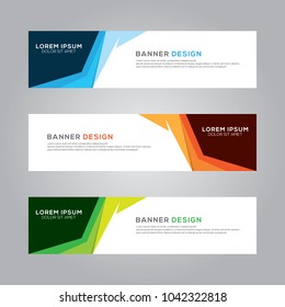 Abstract Modern Banner Background Design Vector Template