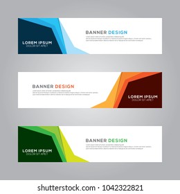 Abstract Modern Banner Background Design Vector Template