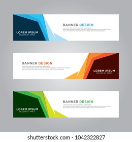 Abstract Modern Banner Background Design Vector Template