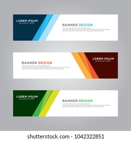 Abstract Modern Banner Background Design Vector Template