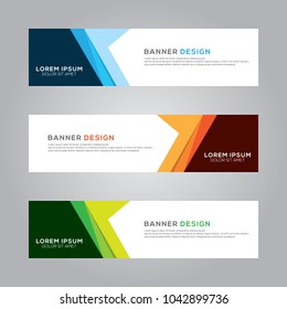 Abstract Modern Banner Background Design Vector Template