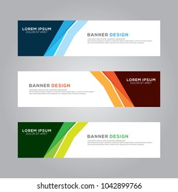 Abstract Modern Banner Background Design Vector Template