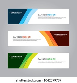 Abstract Modern Banner Background Design Vector Template