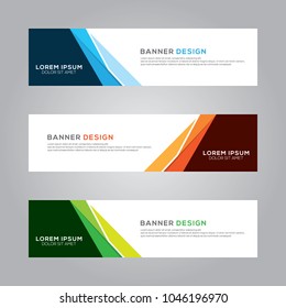 Abstract Modern Banner Background Design Vector Template