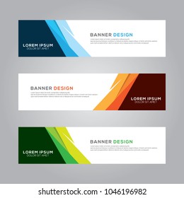 Abstract Modern Banner Background Design Vector Template