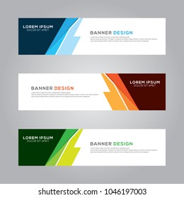 Abstract Modern Banner Background Design Vector Template