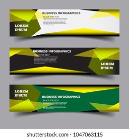 Abstract Modern Banner Background Design Vector Template
