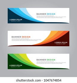 Abstract Modern Banner Background Design Vector Template
