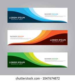Abstract Modern Banner Background Design Vector Template