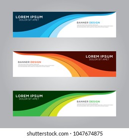 Abstract Modern Banner Background Design Vector Template