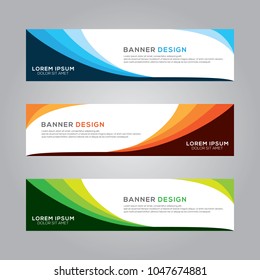 Business Banner Template Layout White Background Stock Vector (Royalty ...