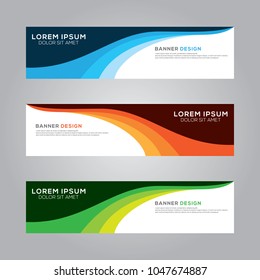 Abstract Modern Banner Background Design Vector Template