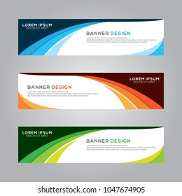 Banner Minimal Design Cool Geometric Business Stock Vector (Royalty ...