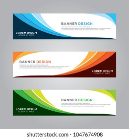 Abstract Modern Banner Background Design Vector Template