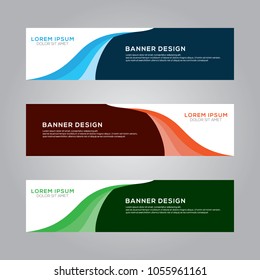 Abstract Modern Banner Background Design Vector Template