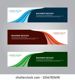 Abstract Modern Banner Background Design Vector Template