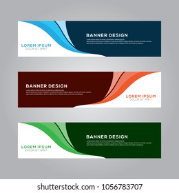 Abstract Modern Banner Background Design Vector Template
