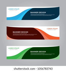 Abstract Modern Banner Background Design Vector Template