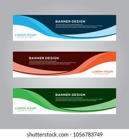 Abstract Modern Banner Background Design Vector Template