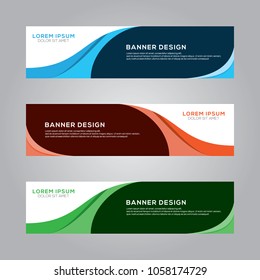 Abstract Modern Banner Background Design Vector Template