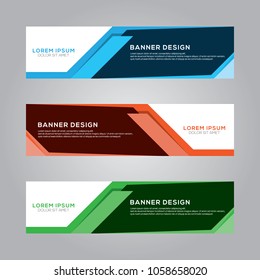 Abstract Modern Banner Background Design Vector Template