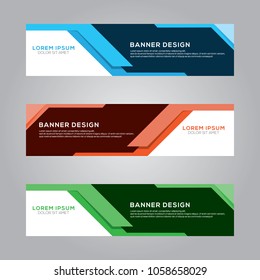 Abstract Modern Banner Background Design Vector Template