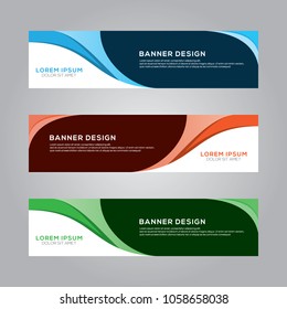 Abstract Modern Banner Background Design Vector Template