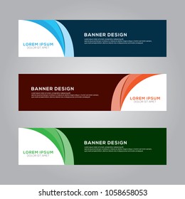 Abstract Modern Banner Background Design Vector Template