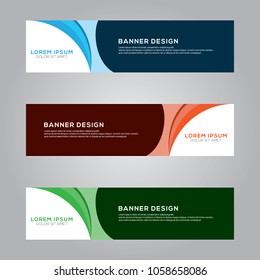 Abstract Modern Banner Background Design Vector Template