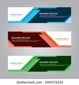 Abstract Modern Banner Background Design Vector Template