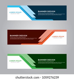 Abstract Modern Banner Background Design Vector Template