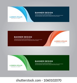 Abstract Modern Banner Background Design Vector Template