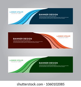 Abstract Modern Banner Background Design Vector Template